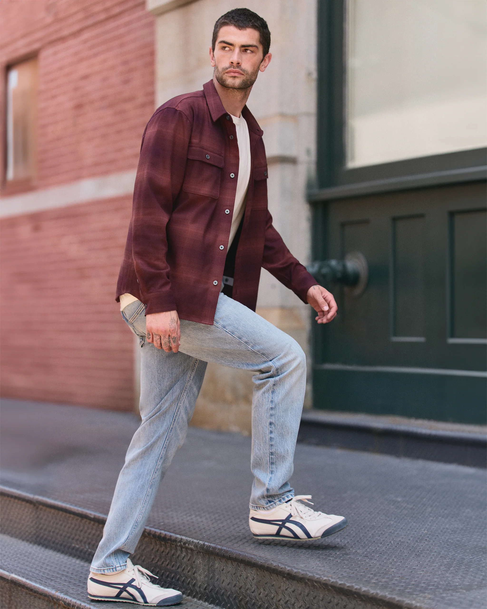 Long Sleeve Flannel Button Down Shirt