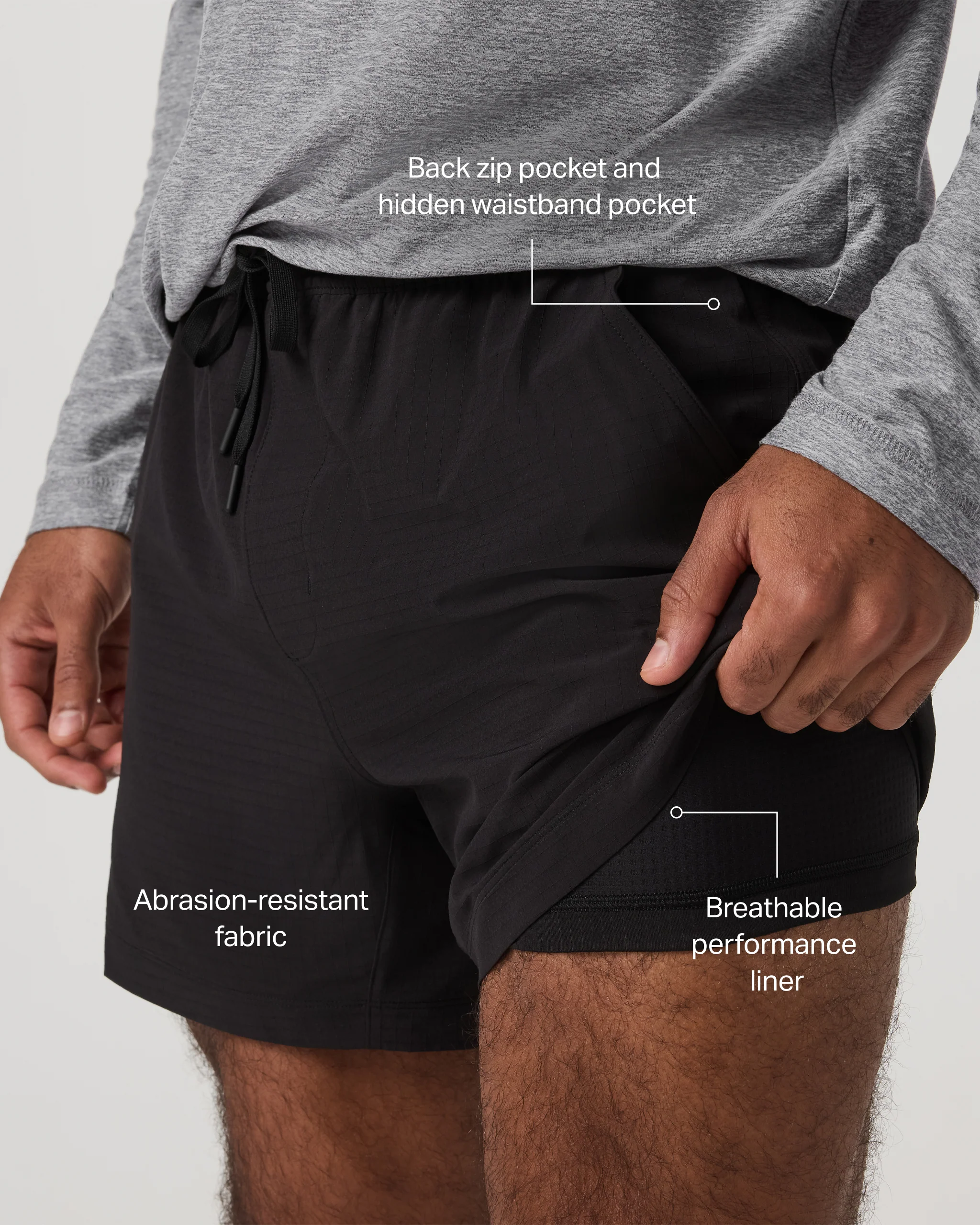 Vuori HardKore Short Lined 5" - Image 2