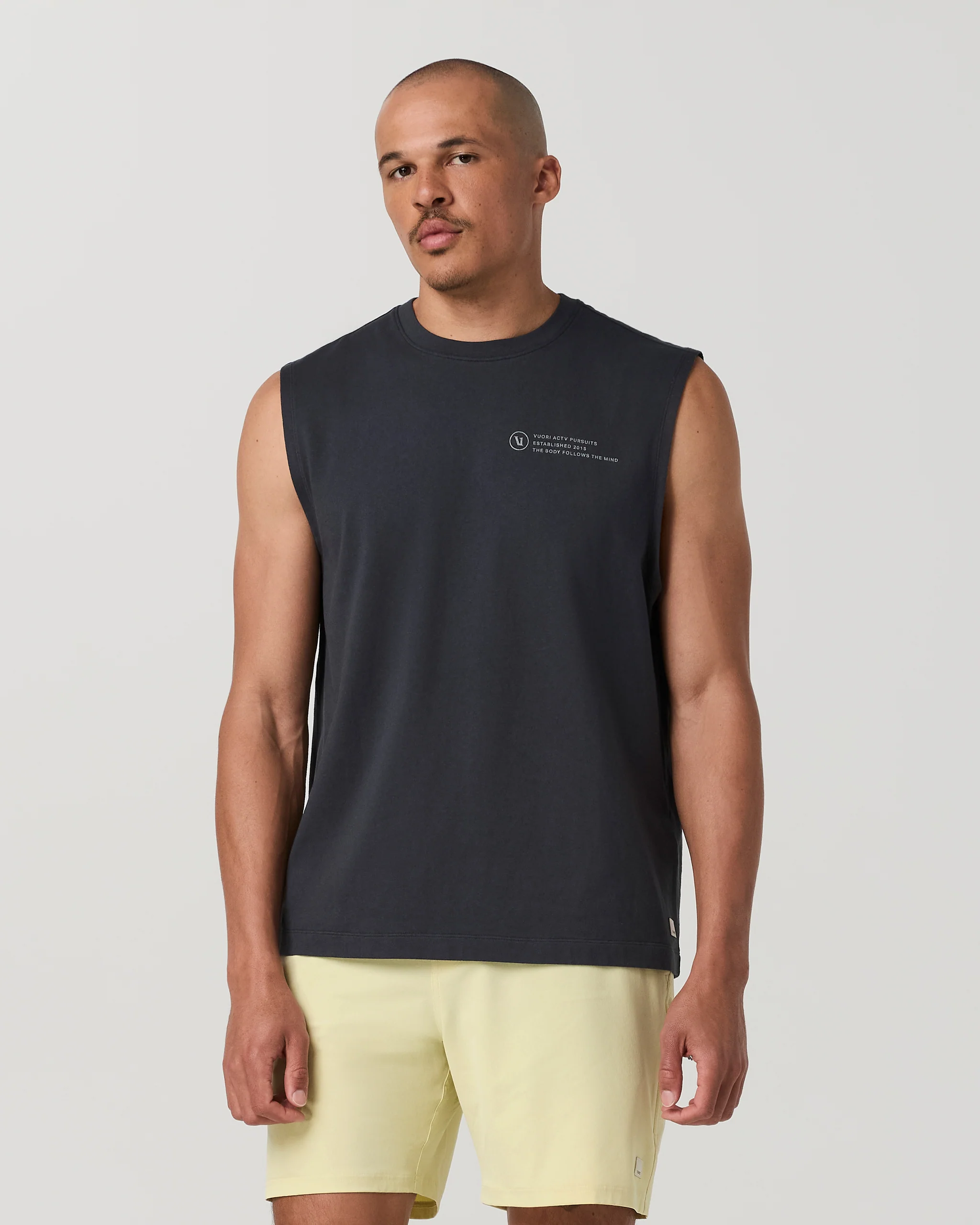 Sleeveless Heavyweight Cotton Muscle Tank