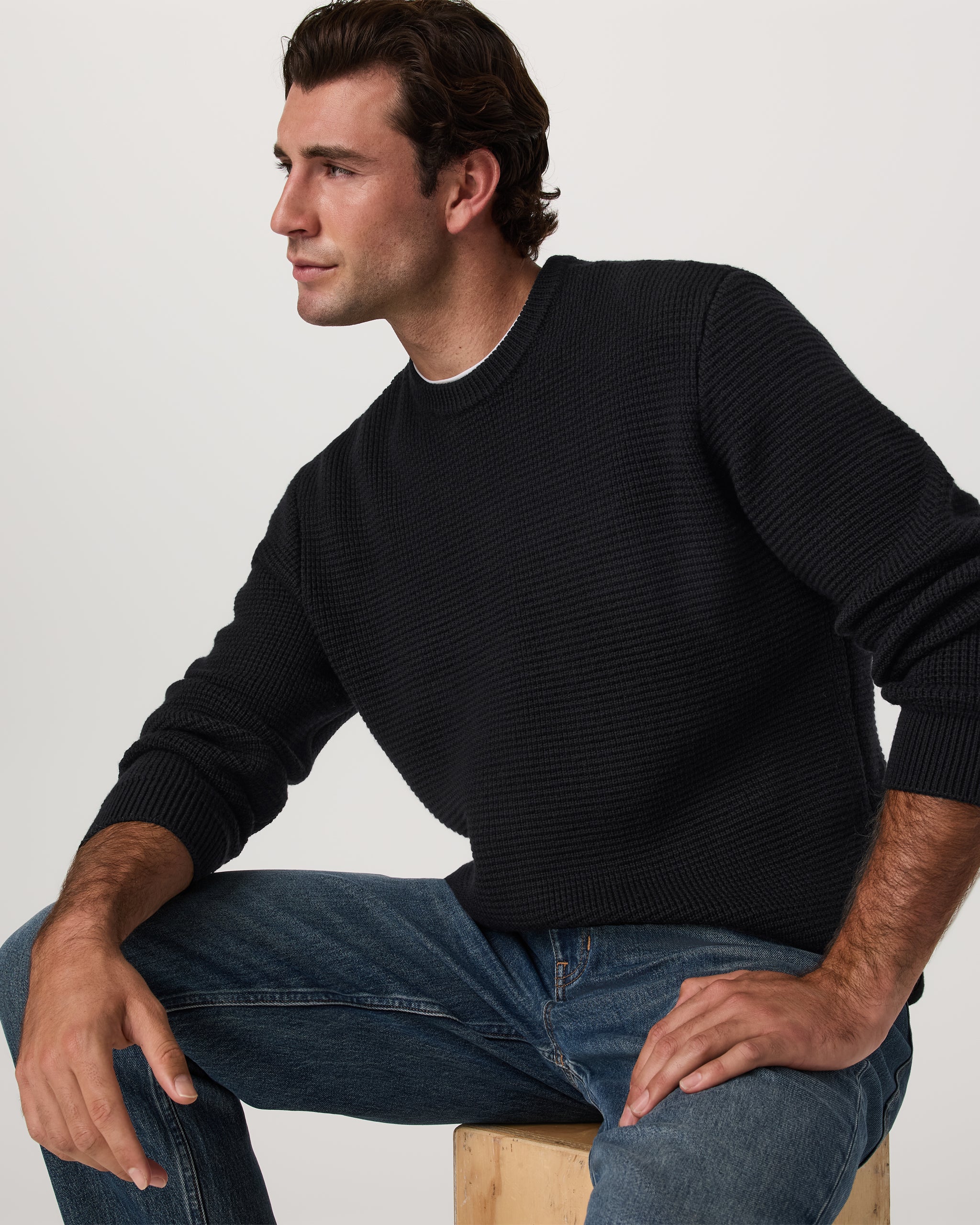 Denver Waffle Crew Sweater