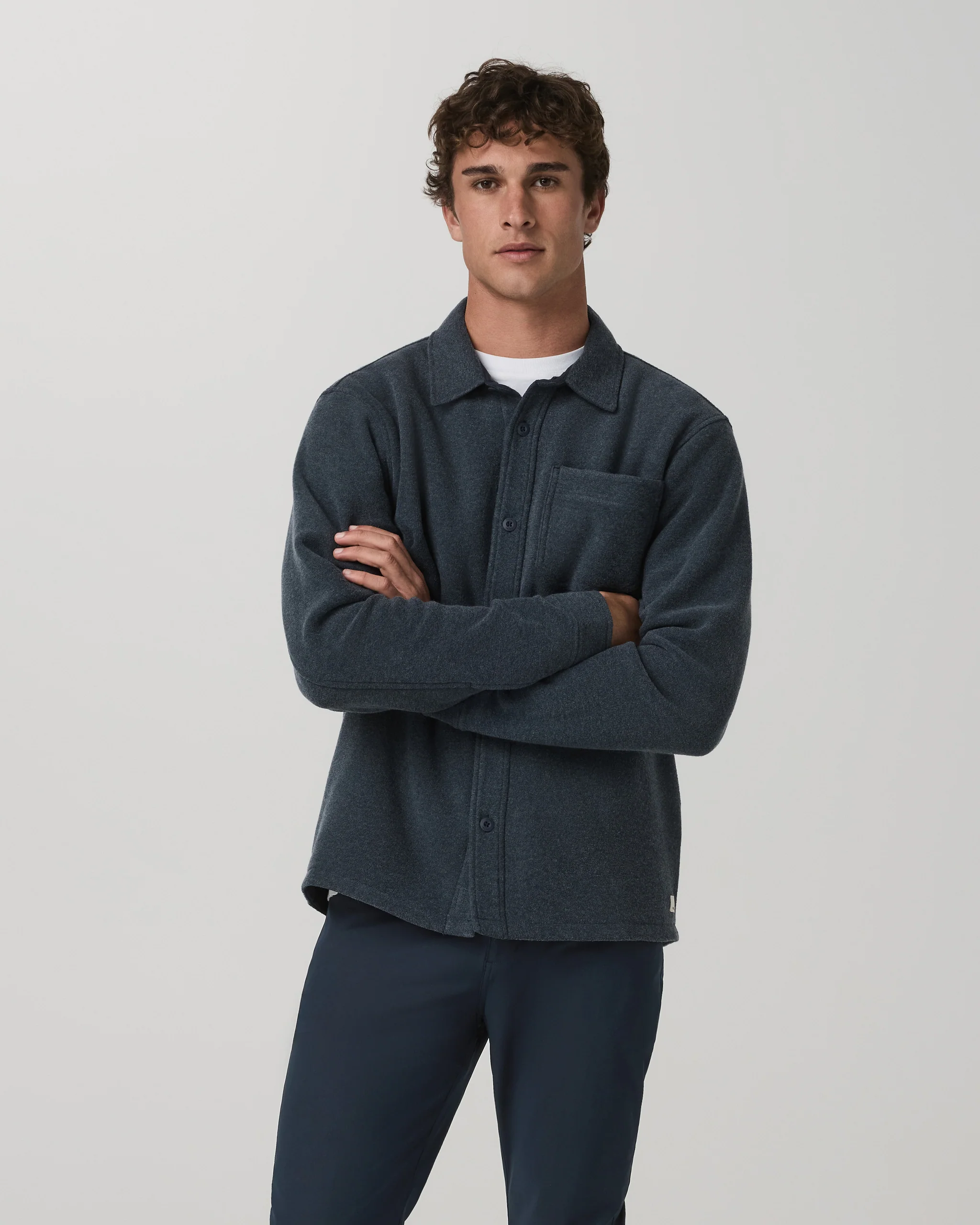 Beach Fleece Shirt Jacket